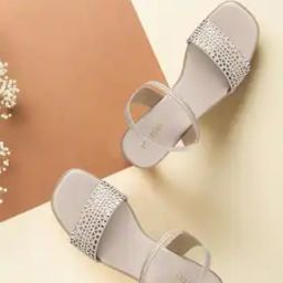 Women Embellished Chunky Heeled Sandals-image-98