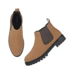 Women Ankle-Length Boots with Synthetic Upper-picture-3