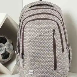 Unisex Geometric Print Backpack-46