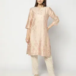 Women Floral Print Straight Kurta-image-45