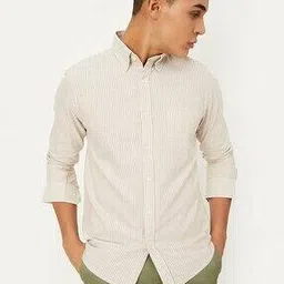 max Men Striped Regular Fit Shirt with Patch Pocket-picture-43