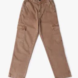 Boys Lightly Washed Relaxed Fit Jeans-image-74