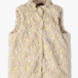 Girls Floral Applique Gilet-picture-40
