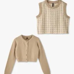 Girls Twofer Round-Neck Sweater-23