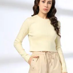 Women Self-Stripe Sweater-picture-44