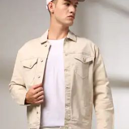Men Slim Fit Trucker Jacket-picture-29