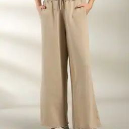Women Wide-Leg Track Pants-image-10