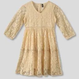 Girls Lace A-Line Dress-image-45