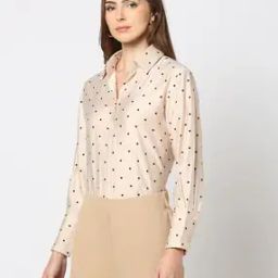 Women Polka-Dot Print Regular Fit Shirt-image-88