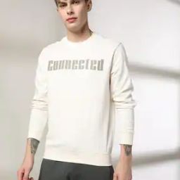 Men Typographic Print Regular Fit Sweatshirt-34