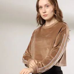 Women Regular Fit Crew-Neck Sweatshirt-picture-18