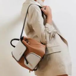 Women Textured Backpack-image-35