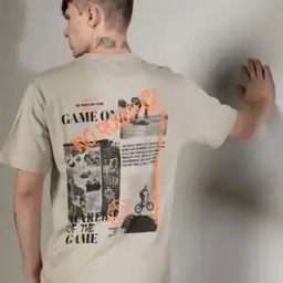Men Graphic Print Crew-Neck T-Shirt-image-56