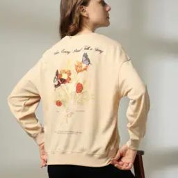 Women Graphic Print Relaxed Fit Sweatshirt-picture-21