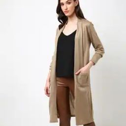 Front-Open Shrug with Patch Pockets-8