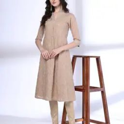 Women Embroidered Straight Kurta-image-53