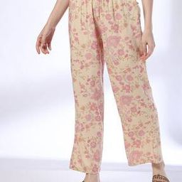 Women Floral Print Straight Fit Pants-image-58