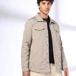 Men Quilted Slim Fit Jacket-picture-16