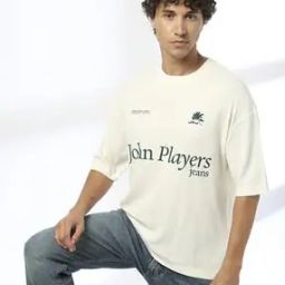 Men Brand Print Slim Fit Crew-Neck T-Shirt-image-83