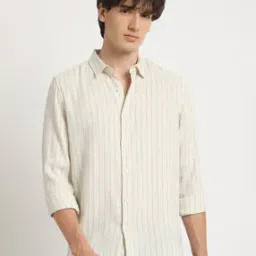 Men Striped Slim Fit Shirt-image-66