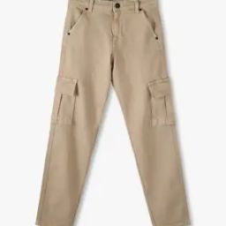 Boys Regular Fit Cargo Trousers-image-57