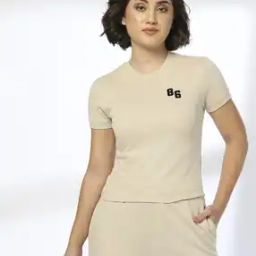 Women Regular Fit Crew-Neck T-Shirt-image-7