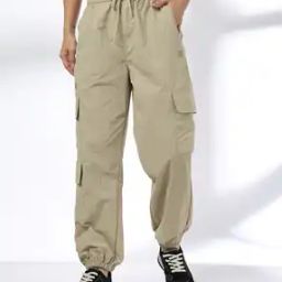 Women Cuffed Cargo Joggers-image-29