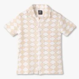Boys Checked Slim Fit Cotton Shirt-21