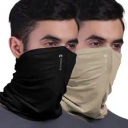 Pack of 2 Men Logo Print Bandanas-image-37