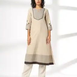 Women Embroidered Straight Kurta with Insert Pocket-image-12
