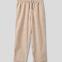 Crinkled Relaxed Fit Cotton Pants-image-18
