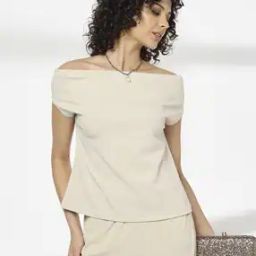 Women Slim Fit Off-Shoulder Top-image-9