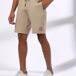 Men Regular Fit Shorts with Insert Pockets-picture-2