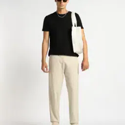 Men Relaxed Fit Knit Joggers-image-13