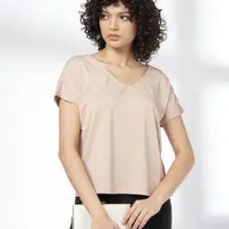 fig Women Relaxed Fit V-Neck T-Shirt-picture-11