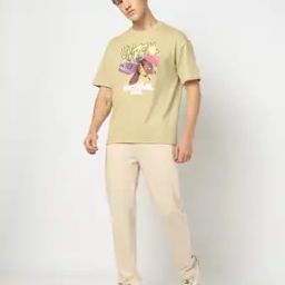 Men Regular Fit Straight Track Pants-picture-49