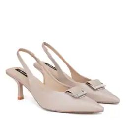 Women Slingback Stiletoes with Metal Accent-39
