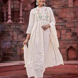 Women Embroidery Kurta Set-image-12