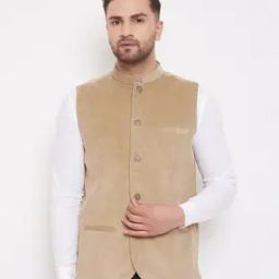 Nehru jacket with Striped Detail-21