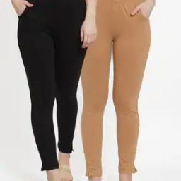 Pack of 2 Ankle-Length Leggings-image-75
