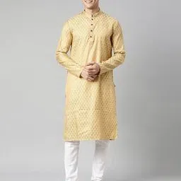 Embroidered Long Kurta with Insert Pocket-image-5