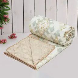 Printed Reversible Double Dohar with Falalin-25