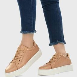 Reptilian Pattern Lace-Up Casual Shoes-image-15