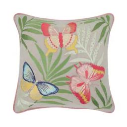 Butterfly Embroidered Throw Cushion Cover-picture-19