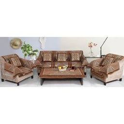 Geometric Woven 5-Seater Sofa Cover Set-image-83