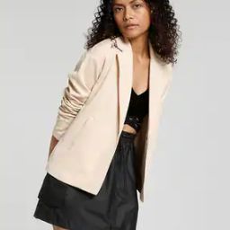 Notched Lapel Blazer with Embroidered Logo-picture-20