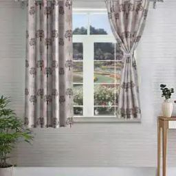 Set of 2 Printed Window Curtains-2