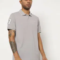 Regular Fit Brand Print Polo T-Shirt-image-57