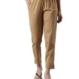 Cotton Pants with Elasticated Waist & Insert pockets-9