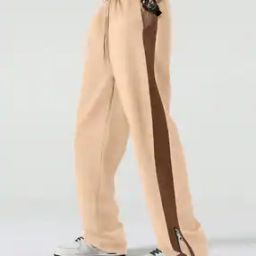 Men Colour-block Track Pants-image-3